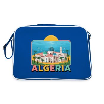Algérie DZ Algeria - Sac Retro - bleu/blanc - Dos