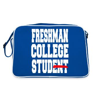 Freshman First Year College Life Starter - Retro Bag - blue/white - Back