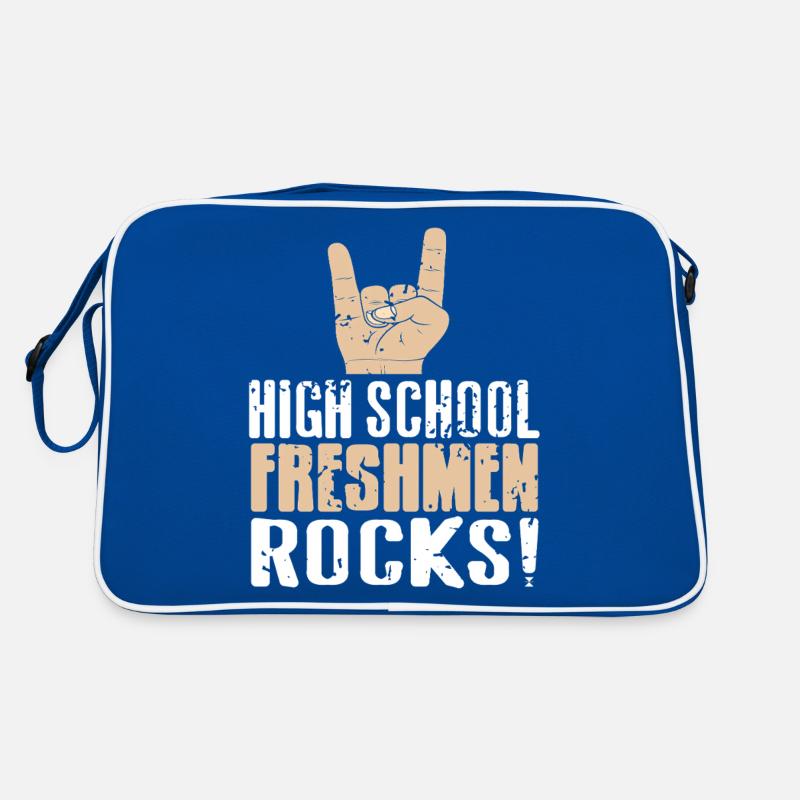 Lycée Freshmen Rocks Main Signe Style Sac Retro