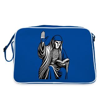 Royal Greeting Medieval - Retro Bag - blue/white - Back