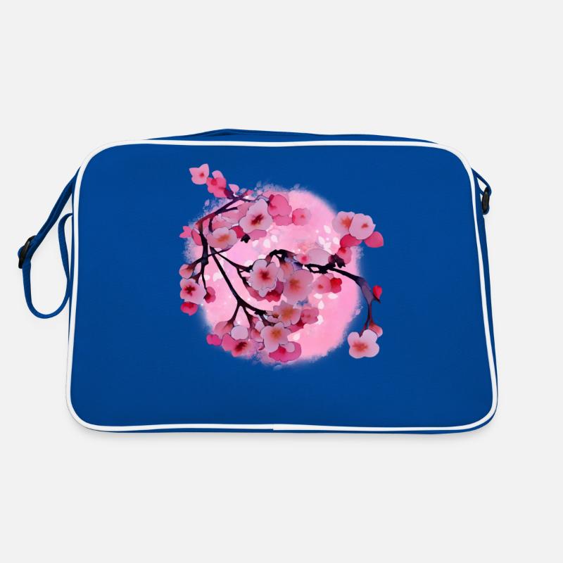 Japanese Cherry Blossom Art Retro Bag