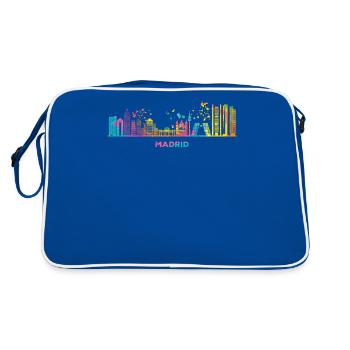 Madrid Skyline Madrid - Sac Retro - bleu/blanc - Dos