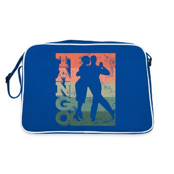 Tango argentin Danse Milonga Vals - Sac Retro - bleu/blanc - Dos