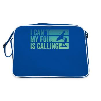 Wing Foil Wingsurfing Foil Wing - Retro Bag - blue/white - Back