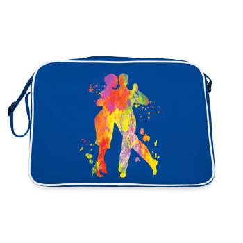 Tango Argentin Danse Milonga Vals - Sac Retro - bleu/blanc - Dos