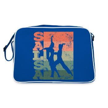 Festival de salsero et salsera salsa - Sac Retro - bleu/blanc - Dos