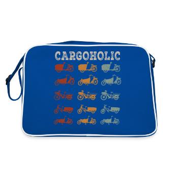 Vélo cargo Cargoholic Vélo cargo - Sac Retro - bleu/blanc - Dos
