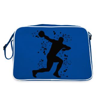 Lanceur de disque Lancer de disque Colorsplash - Sac Retro - bleu/blanc - Dos