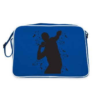Lanceur de poids Colorsplash Lancer de poids - Sac Retro - bleu/blanc - Dos