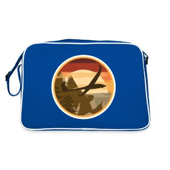 Rc Airplane Glider Model Airplane Pilot - Retro Bag - blue/white - Back