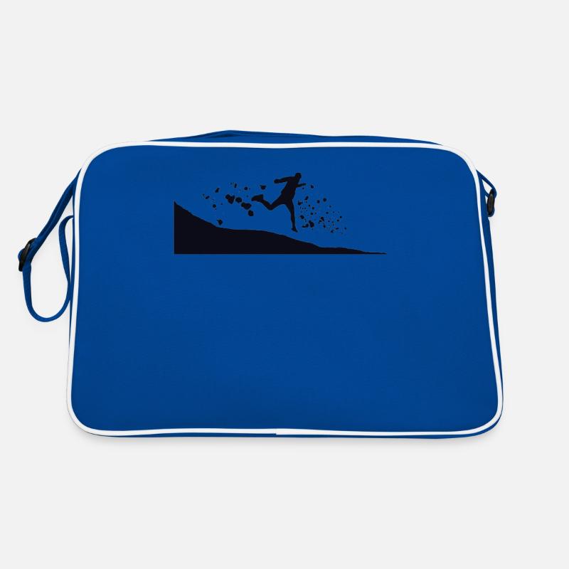 Trail Runner Cross Trail Mountain Runner - Sac Retro - bleu/blanc