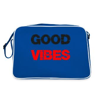 Good Vibes - Good Mood Girls Été 2022 - Sac Retro - bleu/blanc - Dos
