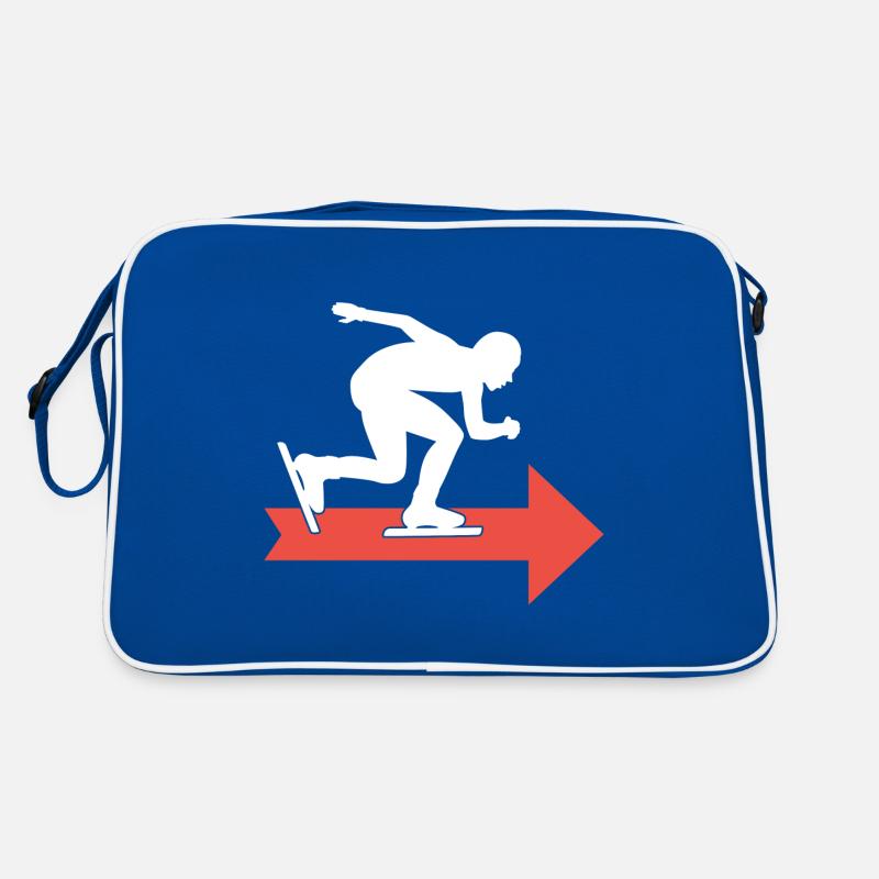 ice skating speed skating shorttrack Retro Bag