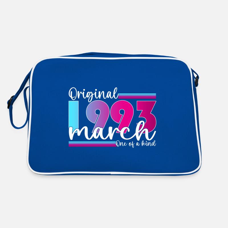 30th birthday Mrs. Original March Born 1993 Retro Bag