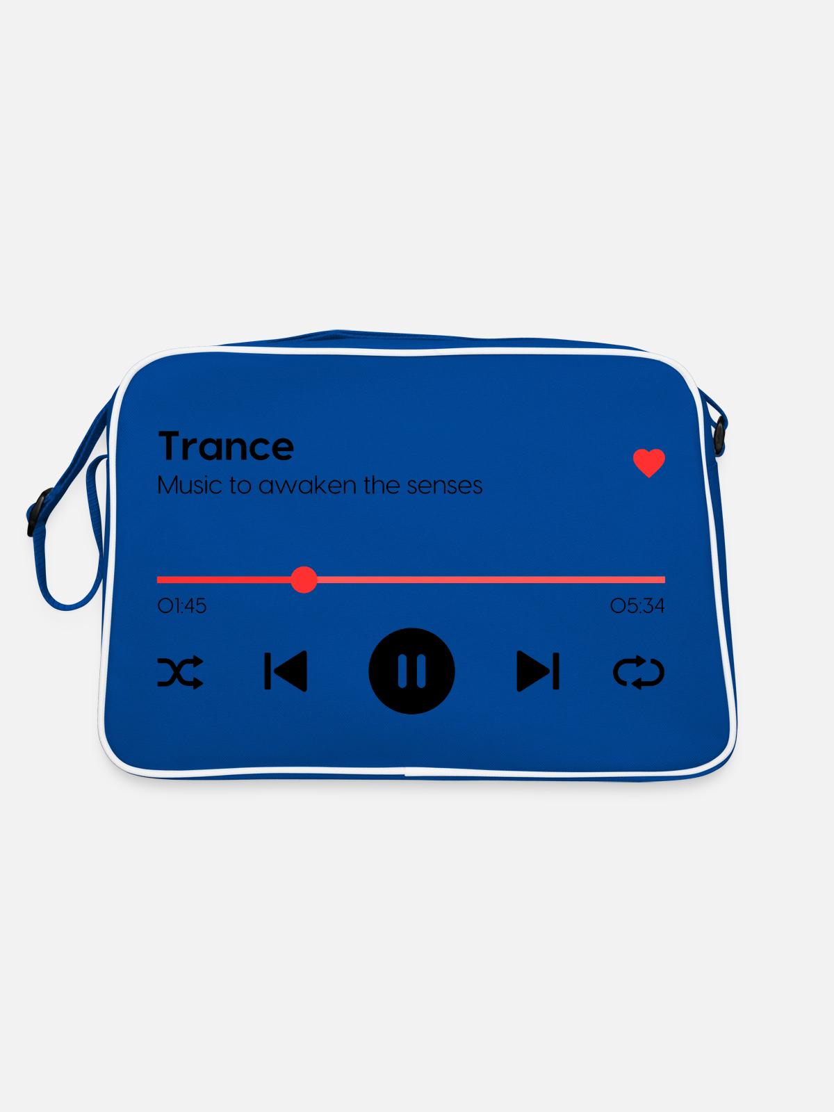 Transe - Sac Retro - bleu/blanc - Dos