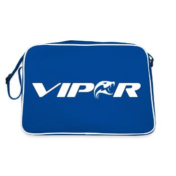 Viper - Retro Bag - blue/white - Back