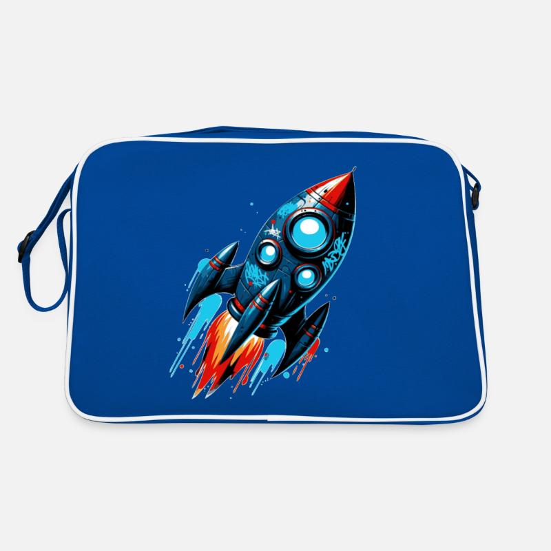 Rocket Man Lancement de fusée Sac Retro
