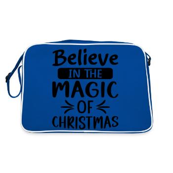 Croyez en la magie de Noël - Sac Retro - bleu/blanc - Dos