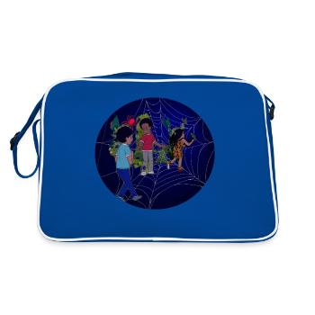 CC 20230825 201956 - Retro Tasche - Blau/Weiß - Hinten