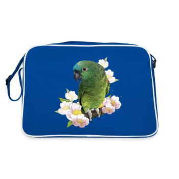 L’amazone à front bleu - Sac Retro - bleu/blanc - Dos