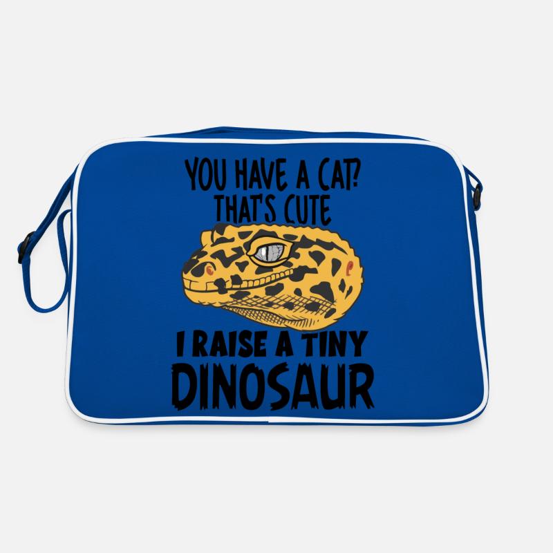 Drôle de léopard Gecko Propriétaire Dinosaure Sac Retro