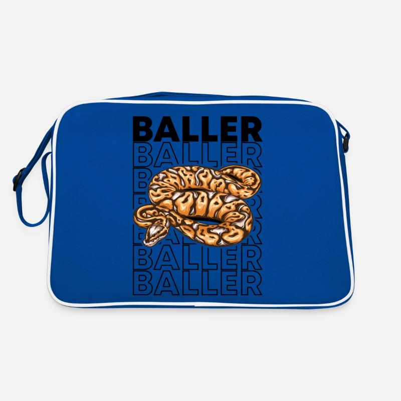 Ball Python 80's Style Baller Royal Python Snake Sac Retro