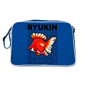 Ryukin Goldfish 80's Style Fancy Goldfish Owner - Sac Retro - bleu/blanc - Dos