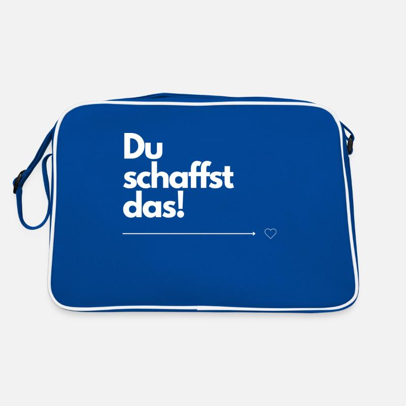 Du schaffst das! Retro Tasche
