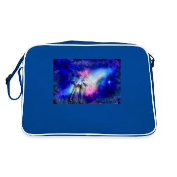 ANGELS5 - Retro Bag - blue/white - Back