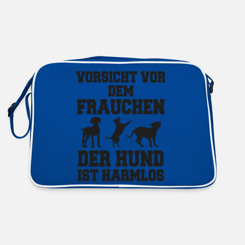 Méfiez-vous du chien chien cadeau chiot maîtresse Sac Retro