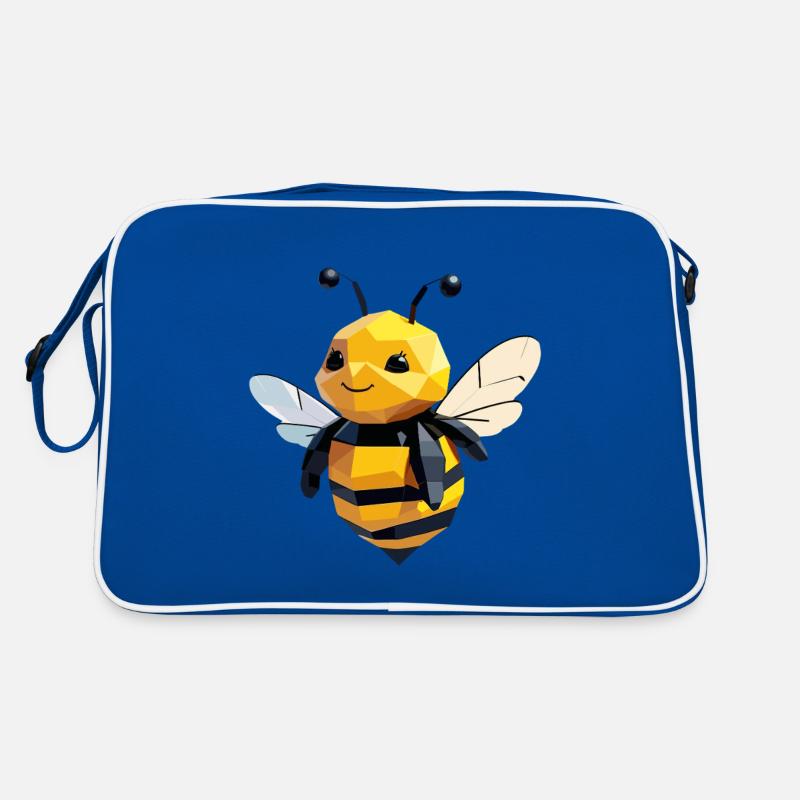 Mignon design polygone bourdon Sac Retro