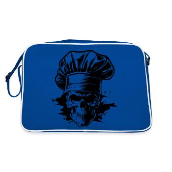 Chef Skeleton Chef - Sac Retro - bleu/blanc - Dos