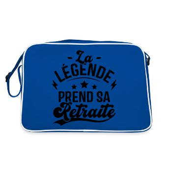 La Légende Prend Sa Retraite - Sac Retro - bleu/blanc - Dos