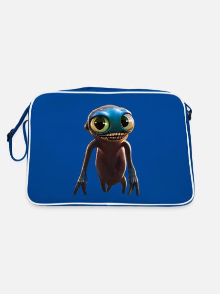 Creature Bonkel - Retro Bag - blue/white - Back