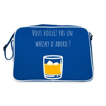 Phrase Gérard Darmon - La cité de la peur - Sac Retro - bleu/blanc - Dos