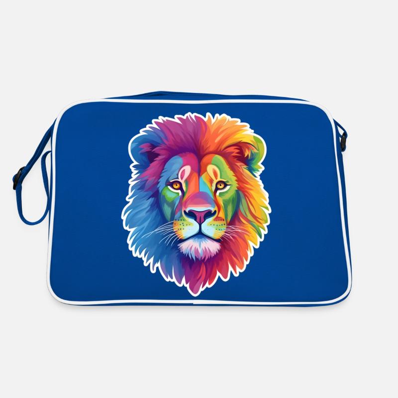 Rainbow Lion Retro Bag