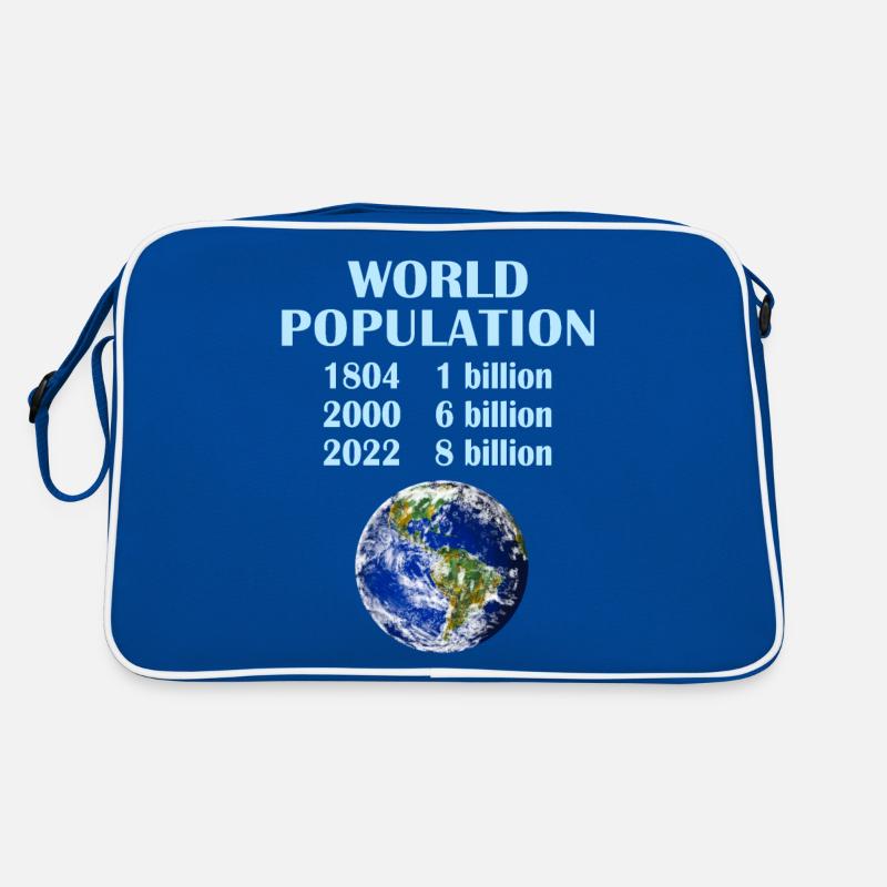 POPULATION MONDIALE Sac Retro