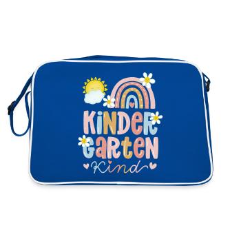 Kindergarten - Retro Bag - blue/white - Back