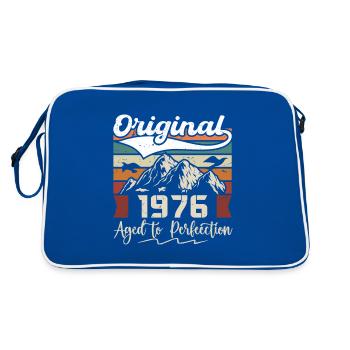 1976 - Cadeau né en 1976 - Sac Retro - bleu/blanc - Dos
