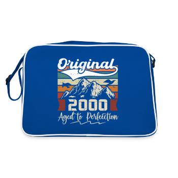 2000 - Cadeau né en 2000 - Sac Retro - bleu/blanc - Dos