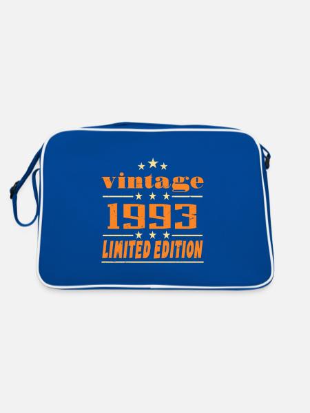 1993 Vintage Retro Birthday Bday Gift 1993 - Sac Retro - bleu/blanc - Dos