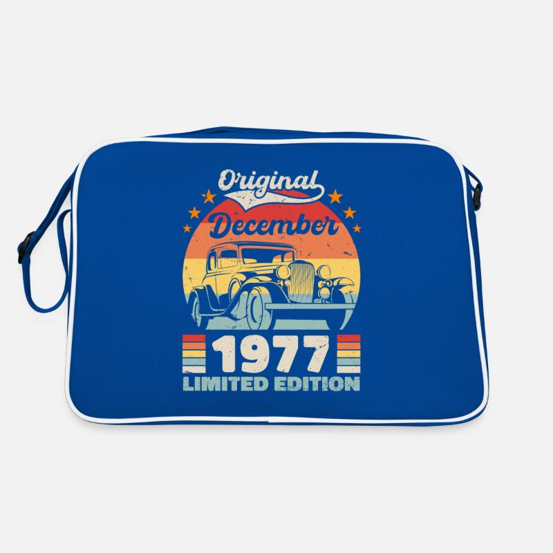 Décembre 1977 Cadeau d’anniversaire Décembre 1977 Sac Retro