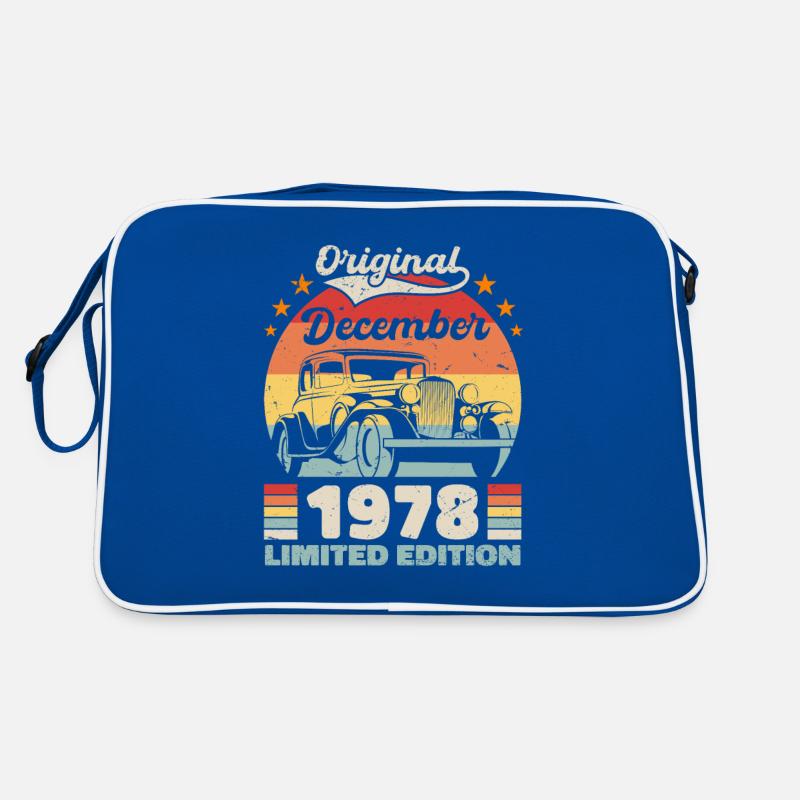 Décembre 1978 Cadeau d’anniversaire Décembre 1978 Sac Retro