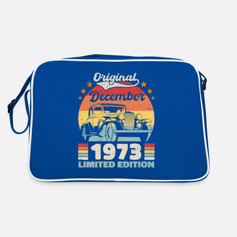 Décembre 1973 Cadeau d’anniversaire Décembre 1973 Sac Retro