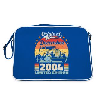 Décembre 2004 Cadeau d’anniversaire Décembre 2004 - Sac Retro - bleu/blanc - Dos