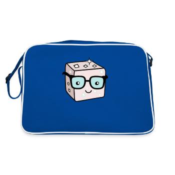 Sweet Sugar Sugar Cube Nerd Refined - Retro Bag - blue/white - Back