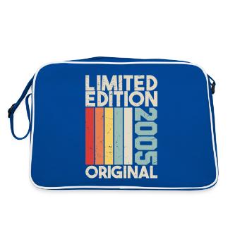 2005 - Cadeau d’anniversaire en édition limitée 2005 Original - Sac Retro - bleu/blanc - Dos