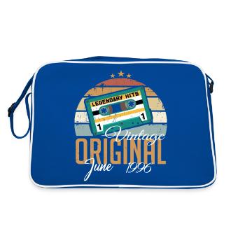 Original Juin 1996 né millésime 1996 Rétro - Sac Retro - bleu/blanc - Dos