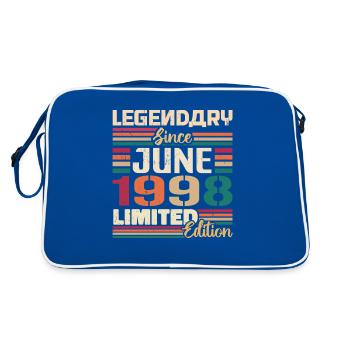 Légendaire Juin 1968 Edition Limitée Juin 1968 - Sac Retro - bleu/blanc - Dos