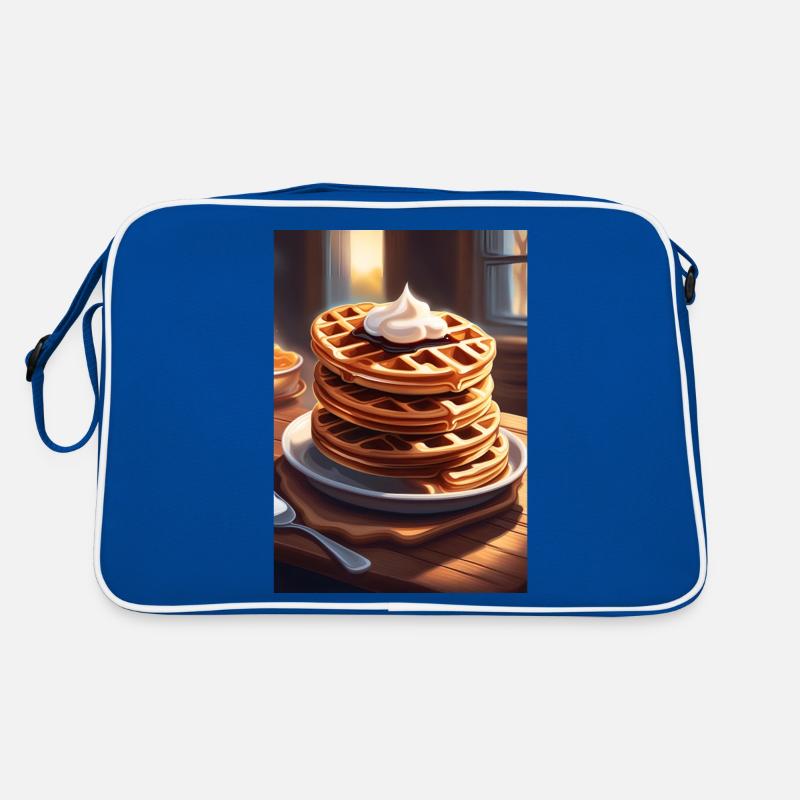 Stapel Pfannkuchen Retro Tasche